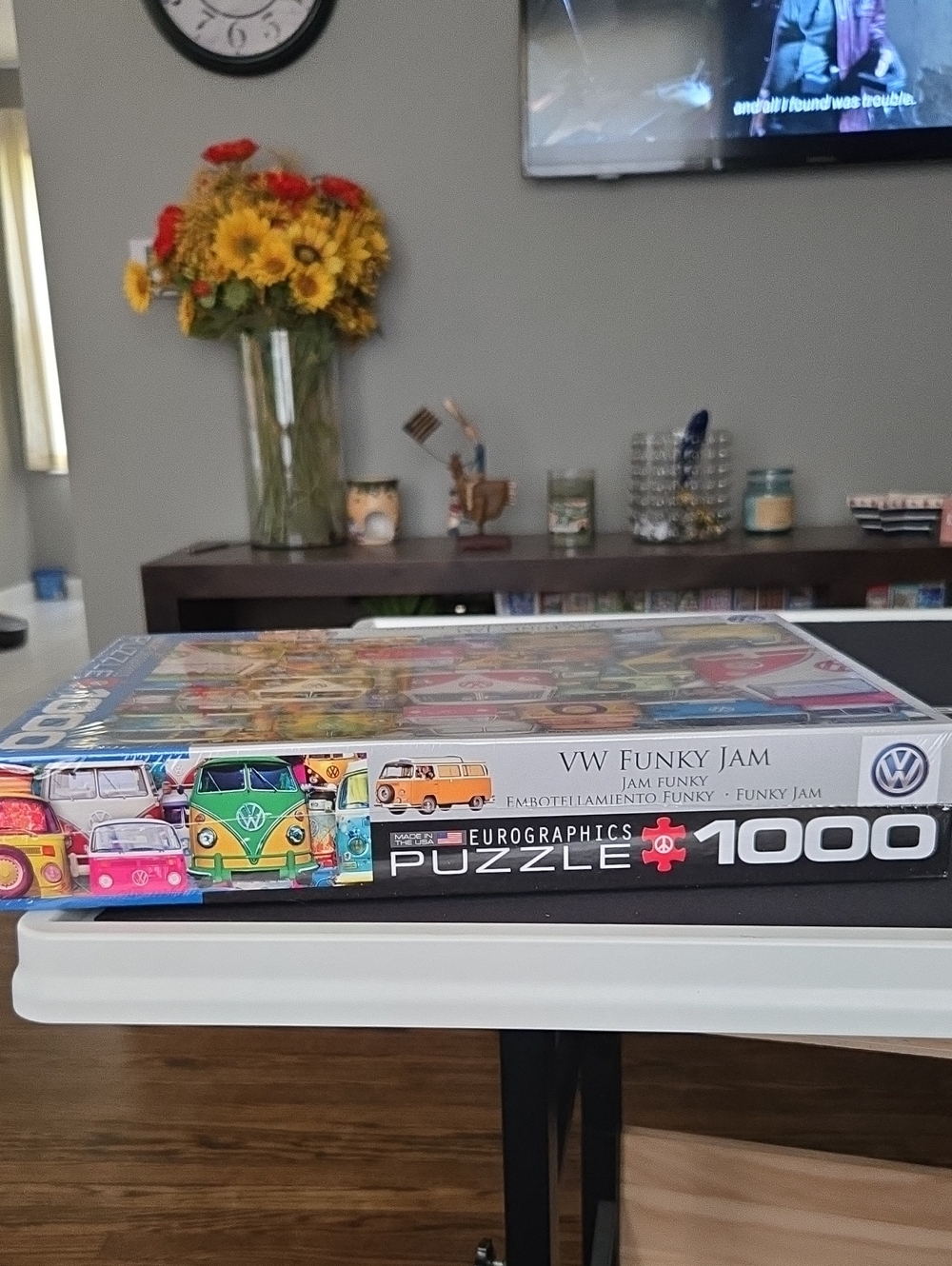 NWT Factory Sealed.Eurographics 1000 pc - Volkswagen VW Funky Jam Jigsaw Puzzle - Picture 4 of 6